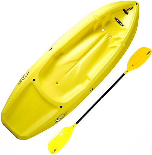 [1001918] LIFETIME 6FT YOUTH KAYAKS WAVE 183cm - YELLOW, WITH PADDLE