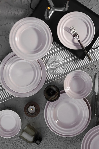 [1001965] Kutahya Porselen 'Tuana' Dinner set of 24pcs