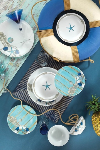 [1001974] Kutahya Porselen 'Zeugma' Dinner set of 24 pcs