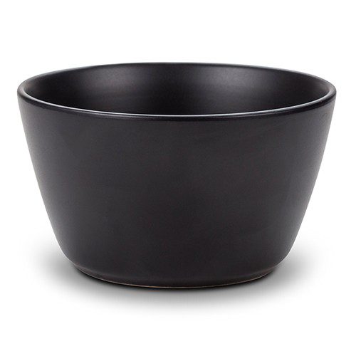 [1002064] Stoneware cereal bowl Soho black 14cm 