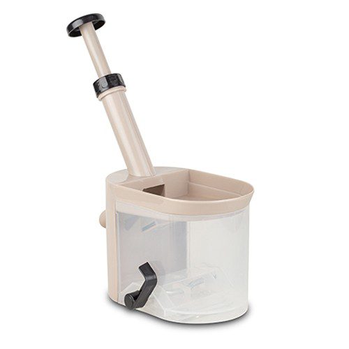 [1002096] Plastic cherry and olive corer Mist 10-186-009