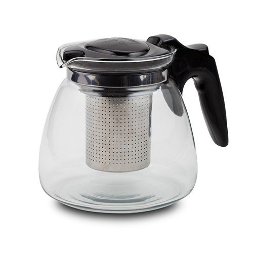 [1002103] Glass teapot with stainless steel 10-224-010