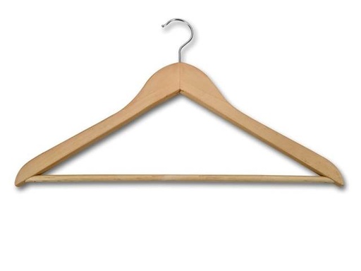 [1002178] Wooden Hanger Bar Shaped 