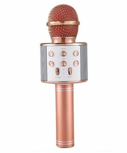 [10022332] Microphone, Bluetooth pairing, double mark duet, KTV singing mode, original singing can be switched, including electricity, pink&purple mix