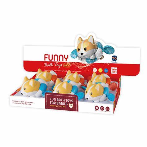 [1002319] Cute little Corky Line Splashing Toy (6PCS)