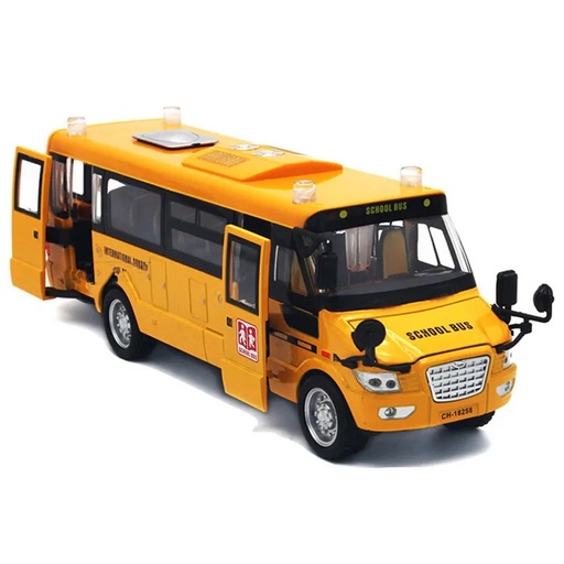 [1002351] 'Taxi multi-function bus,  light and music, 3 * aa (no  electricity) red \/ green