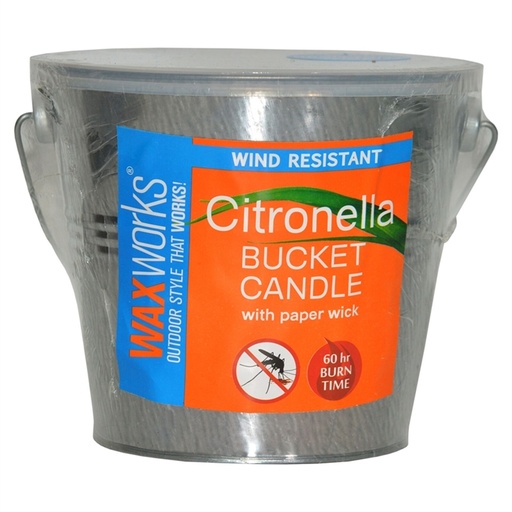 [1002449] Citronella Wind Resist Bucket Candle 60Hrs-WW413