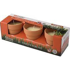 [1002455] WW CITRONELLA CANDLE TERRACOTTA POT 1X3 PACK