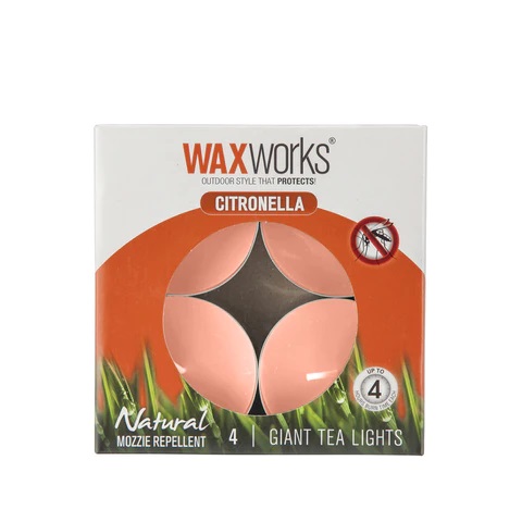 [1002459] Citronella Giant Tea Lights 1X4-WW915