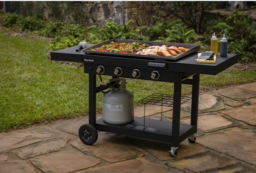 [1002602] CHAR-BROIL GAS GRIDDLE 4 BURNERS 18952074