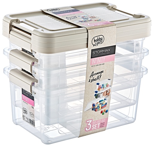 [1002743] 3 X 1.5 LT STORMAX STORAGE BOX / INFINITY