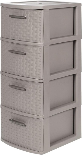 [1002947] INFINITY 7 LEVELS MODULAR DRAWER - TAUPE 454-TAU