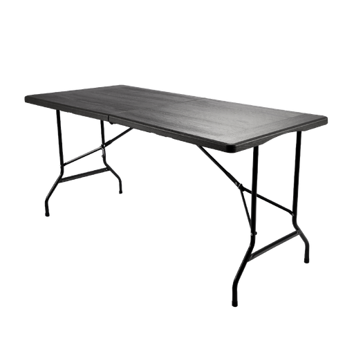 [1003120] Camp Master Wood Frain fold in half  table overall 152cm HQ-MZ152