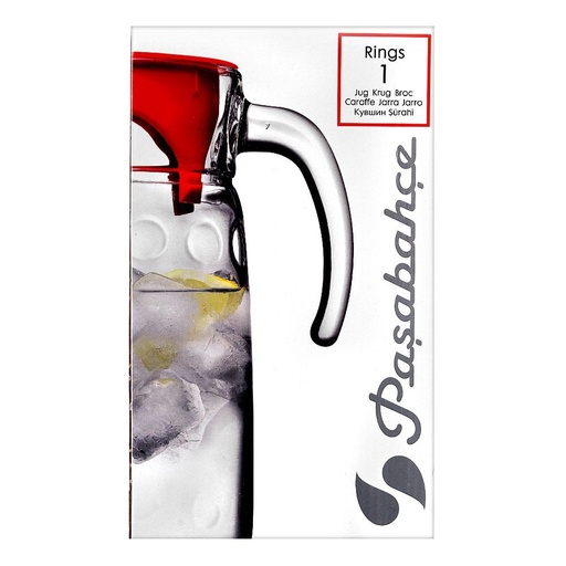 [1001365] RINGS JUG RED COVER GB.OB(1x6) 43794/1003549