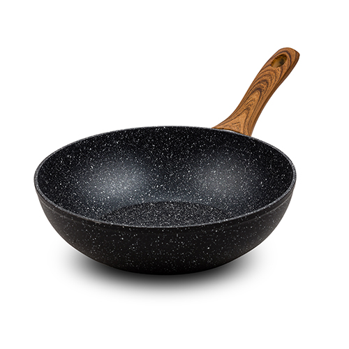 [1003285] Wok "Nature" with nonstick stone coating 28cm