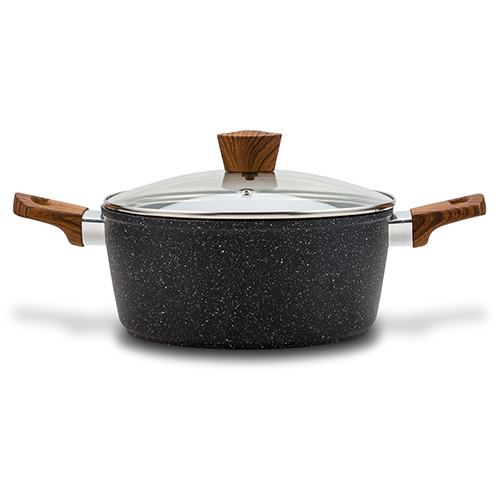 [1003288] Casserole "Nature" with nonstick stone coating 28cm