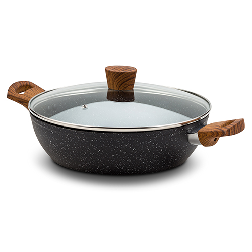 [1003289] Low casserole "Nature" with nonstick stone coating 28cm