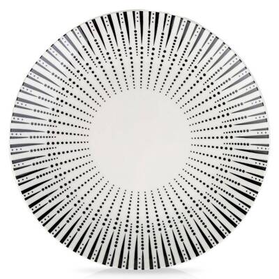 [1003381] Porcelain fruit plate "Iris" 19cm