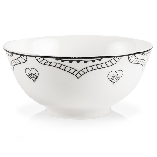 [1003389] Porcelain cereal bowl "Maya" 15.5cm