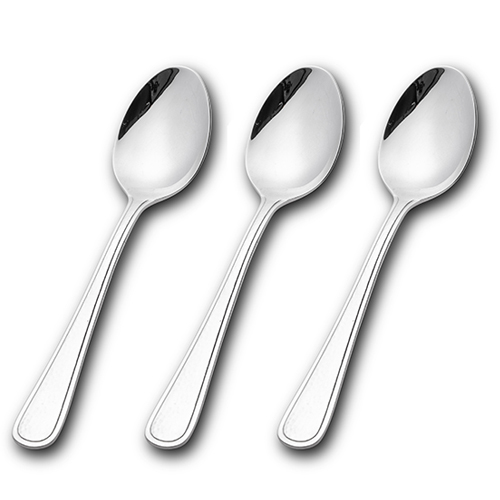 [1003423] Stainless steel dinner spoon "Siren" set of 3pcs.