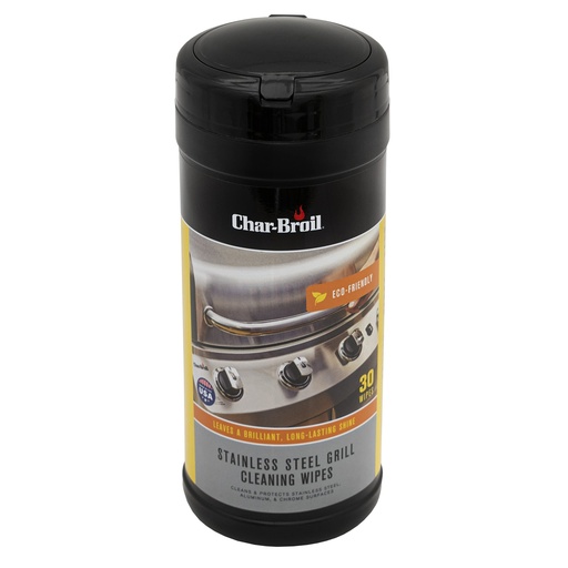 [1003534] CHAR-BROIL WIPES, GRILL CLEANER, 30 CT CANISTER, P0