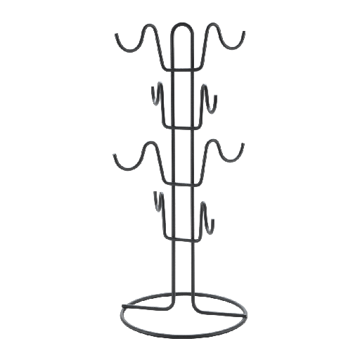 [1003592] METALTEX 8 MUG HOLDER MUG TREE LAVA TT