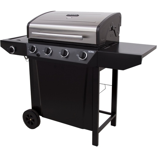 [1002609] Thermos 4-Burner Gas Grill, with Side burner - 461472417