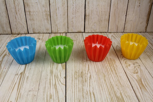 [1003697] CITRONELLA FILLED CUPCAKE CANDLE OUTDOOR 11X8,5CM 20Hrs