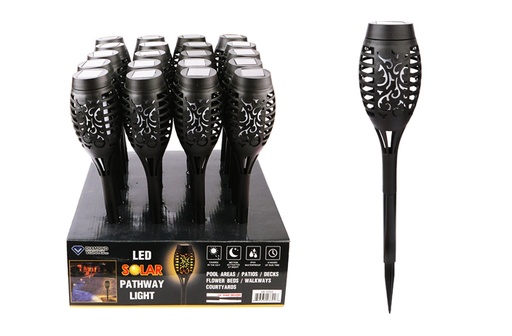 [1003919] Nebo Solar-Powered Led Path Light With Flickering Effect Large