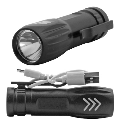 [1003922] Rechargeable Mini Cob Led Flashlight 180 Lumen
