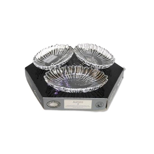 [1001344] Pasabahce Aurora 3 piece oval plates 99mmx155mm