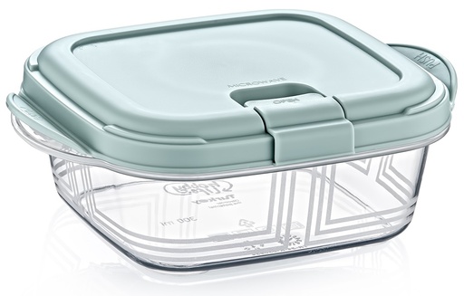[1002754] 300 ML PUSH-UP SQUARE FOOD STORAGE BOX