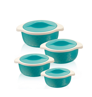 [1001450] Polka Casserole, set of 4pcs (500+1000+1500+2500ml)