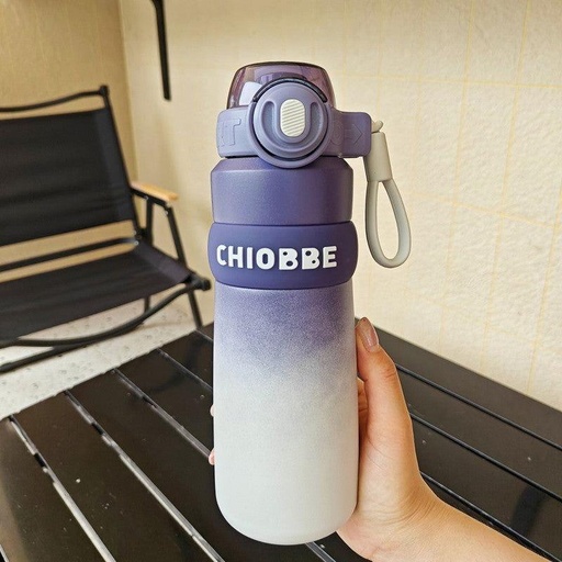 [1004142] Coffee and Water Bottle Stainless Steel 700ML SSB-001-Blue