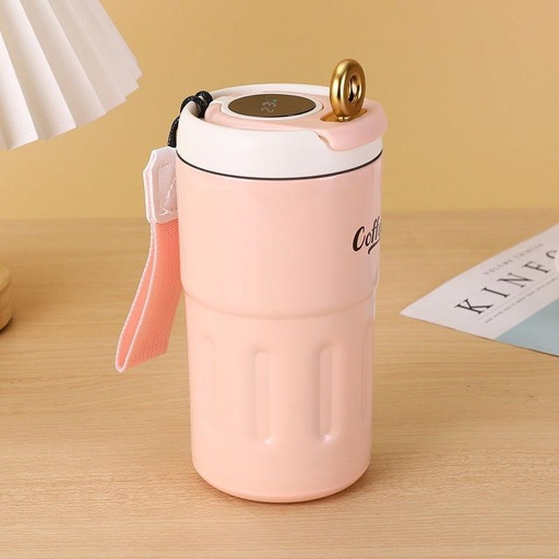 [1004156] Coffee Bottle Stainless Steel 400ML SSB-005-Pink