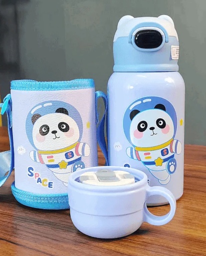 [1004165] Kids Water Bottle Stainless Steel 500ML SSB-012-Blue