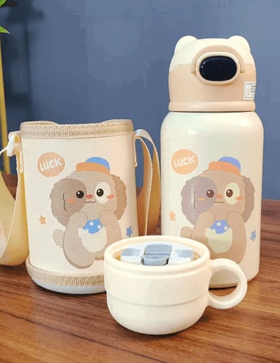 [1004169] Kids Water Bottle Stainless colors 500ML SSB-012-Yellow