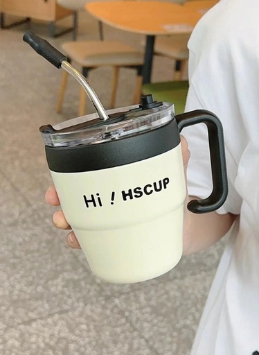 [1004170] Coffee Cup Stainless Steel 480ML SSB-019-Black