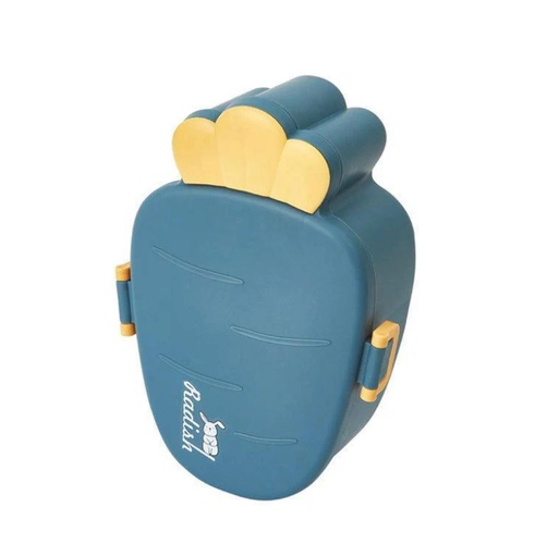 [1004237] Lunch Box Plastic Mix Colors LBP-004-Gray