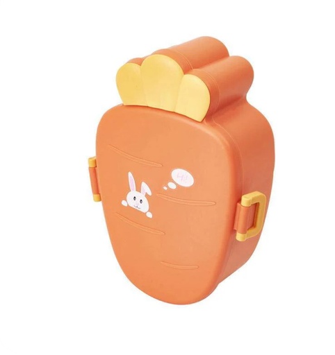 [1004238] Lunch Box Plastic Mix Colors LBP-004-Orange