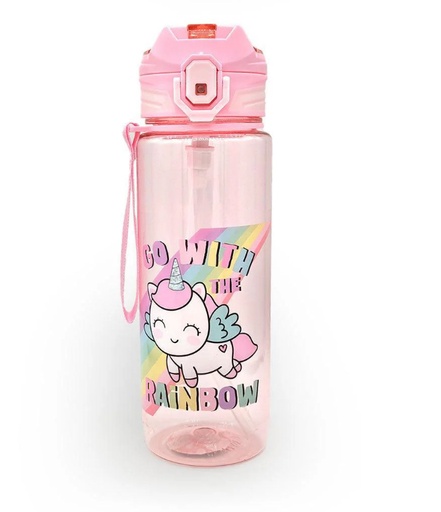 [1004255] Water Bottle Plastic  800ML PSB-003-Pink