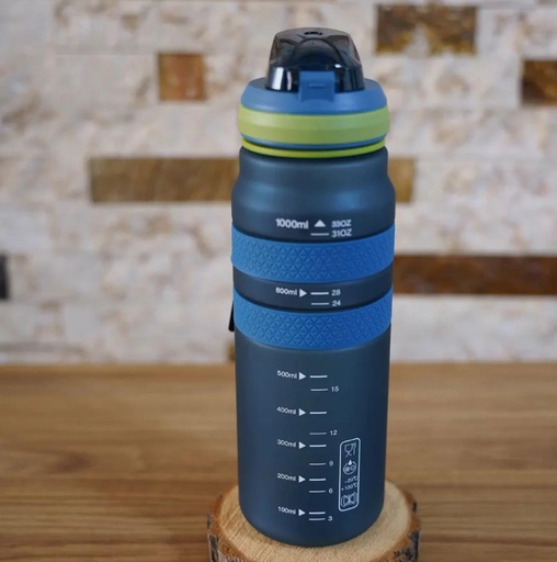 [1004257] Water Bottle Plastic  1000ML PSB-004-Blue