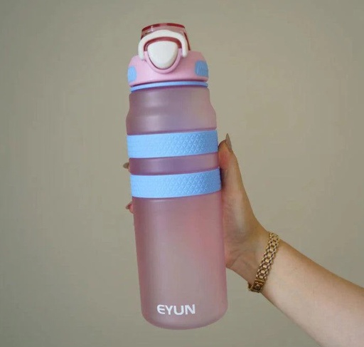 [1004259] Water Bottle Plastic  1000ML PSB-004-Pink
