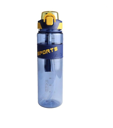 [1004267] Water Bottle Plastic  1000ML PSB-010-Blue