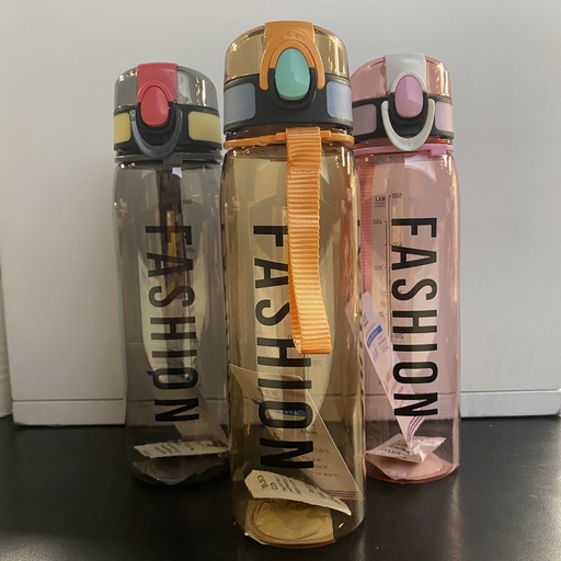 [1004275] Water Bottle Plastic Assorted colors 760ML 1123-23 Water Bottle