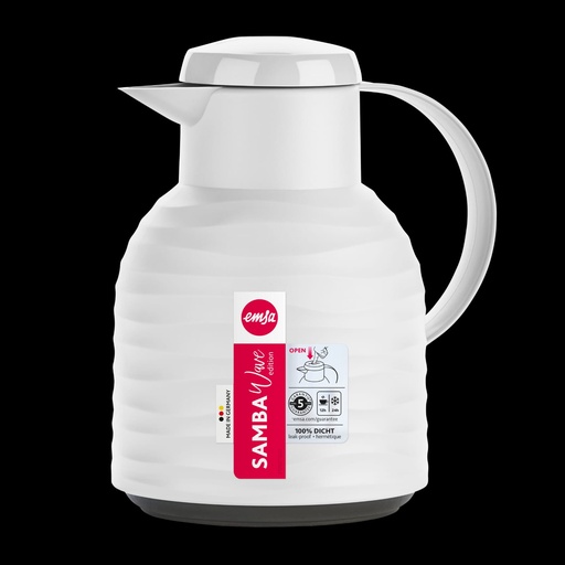 [1004315] EMSA Samba/ Wave Qpress White 1.0L 